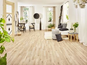 Laminatboden "Logoclic" (Ambienta, Ceramico, Classico, Elegancia, Family, Terra, Vinto) Dicken 7 bis 14 mm Verschiedene Dekore, Formate und Strukturen